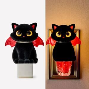 Bath & Body Works Halloween Witchy Cat Night Light - Black Cat Wallflower